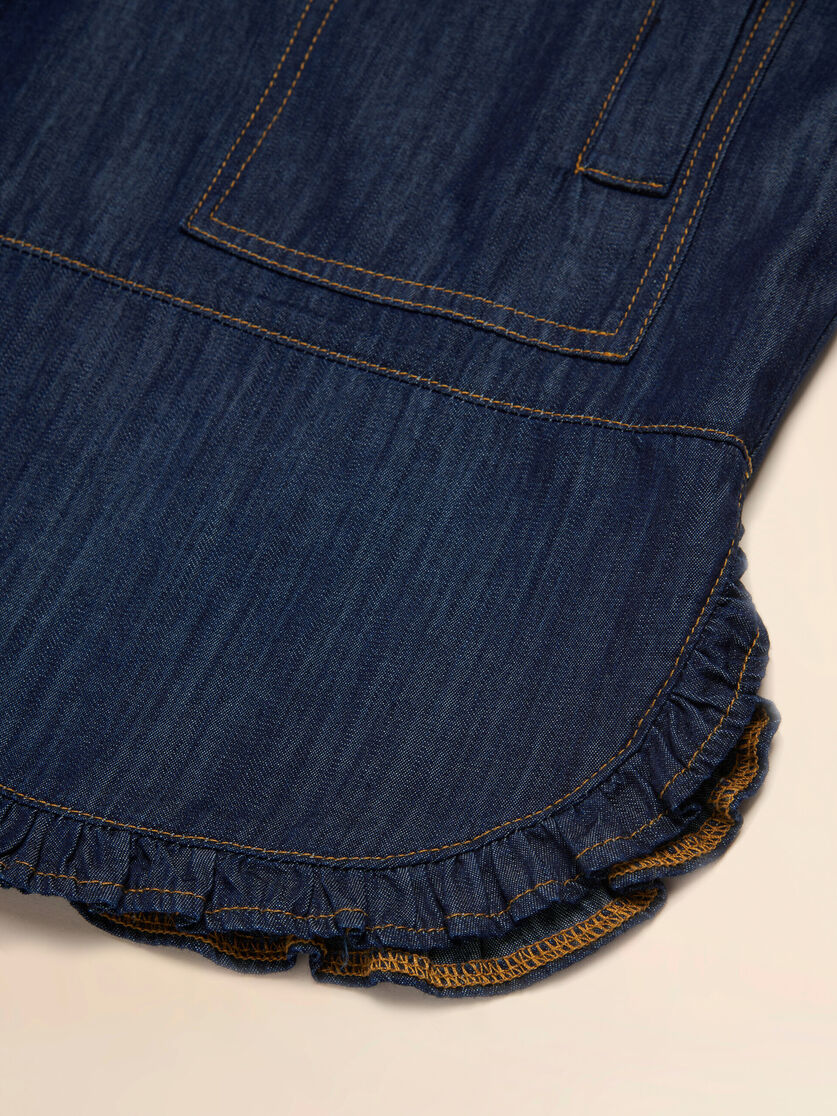 Dark denim shirt dress - Dresses - Image 4