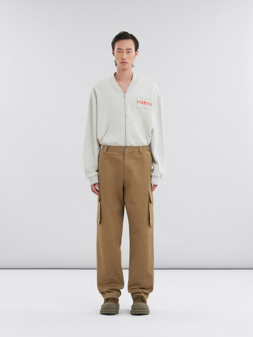 グリーン オーガニックギャバジン製 カーゴパンツ | Marni