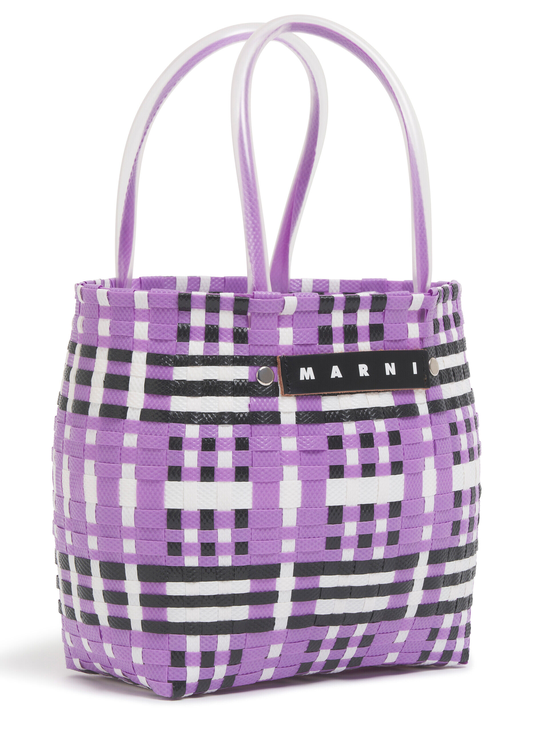 ダークバイオレット MARNI MARKET CHECK BASKET | Marni