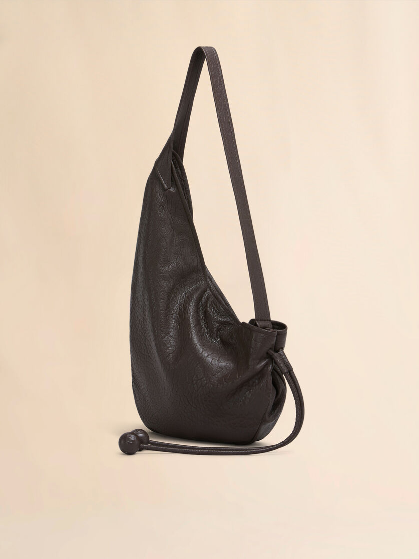Small brown nappa Hobo bag - Shoulder Bags - Image 2