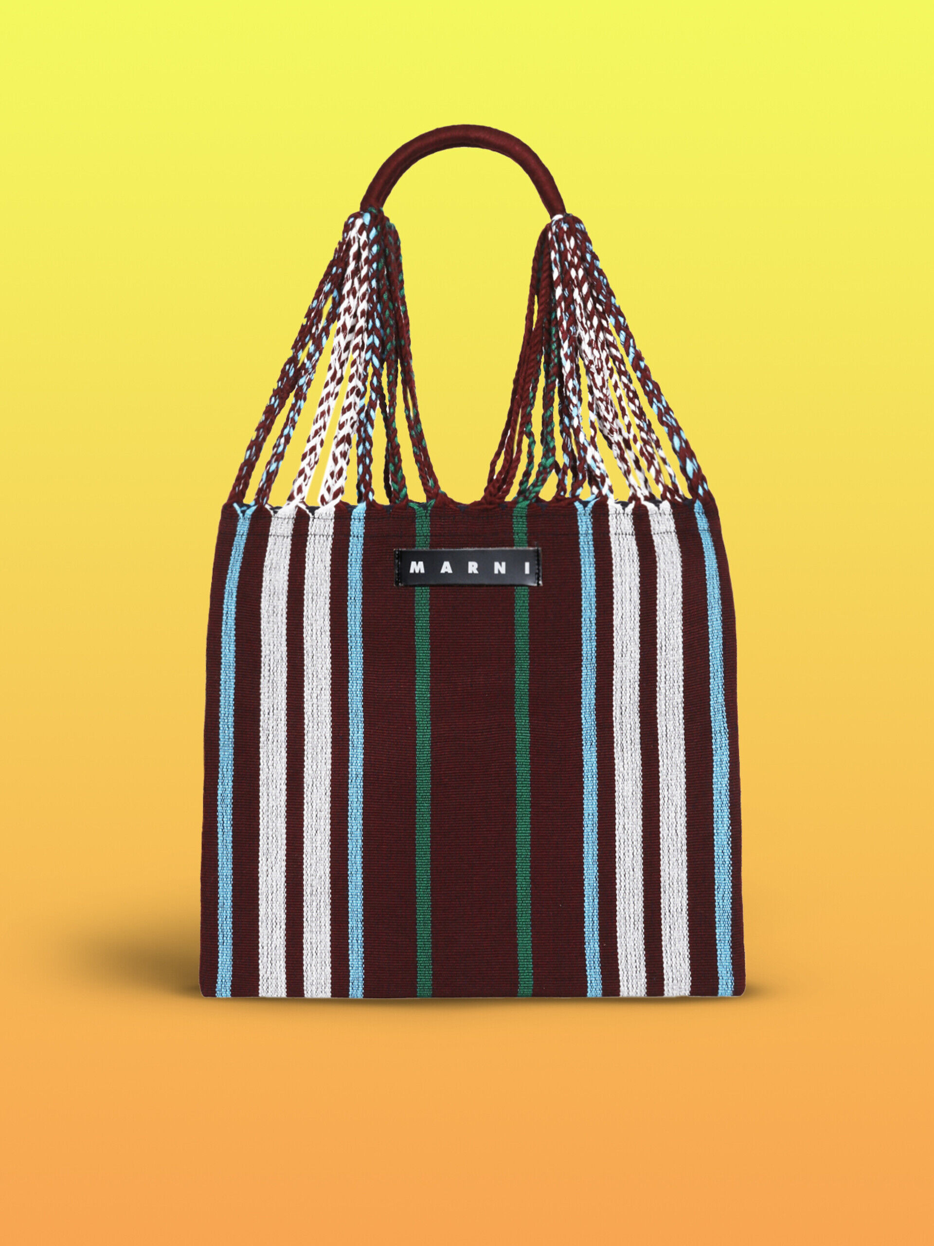 ブルー クロシェ製 MARNI MARKET HAMMOCKバッグ | Marni