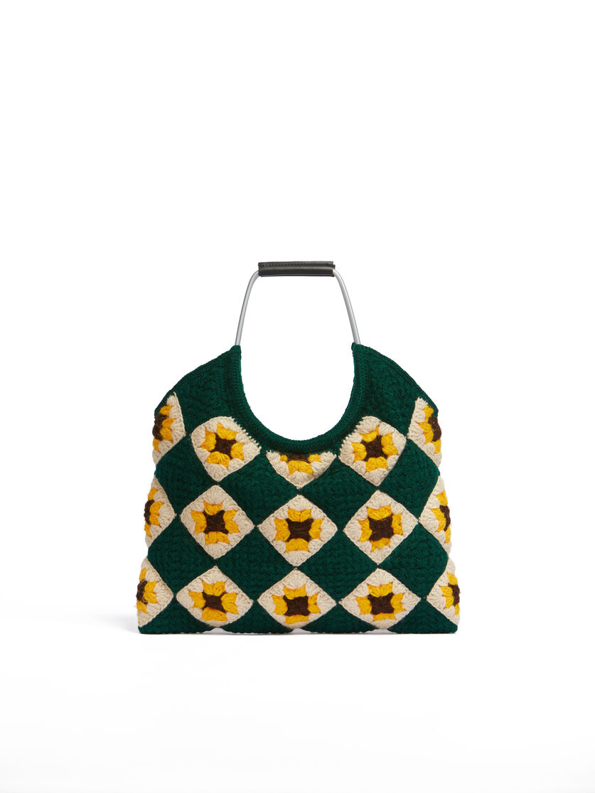 Blue Crochet Marni Market Hedge Bag - Shopping Bags - Image 3