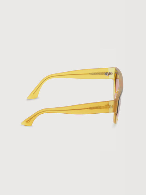 Translucent yellow Zimura sunglasses - Optical