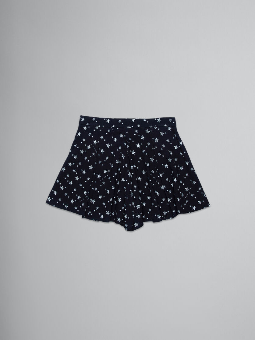 クレープ製 Stardustプリント パンツスカート | Marni