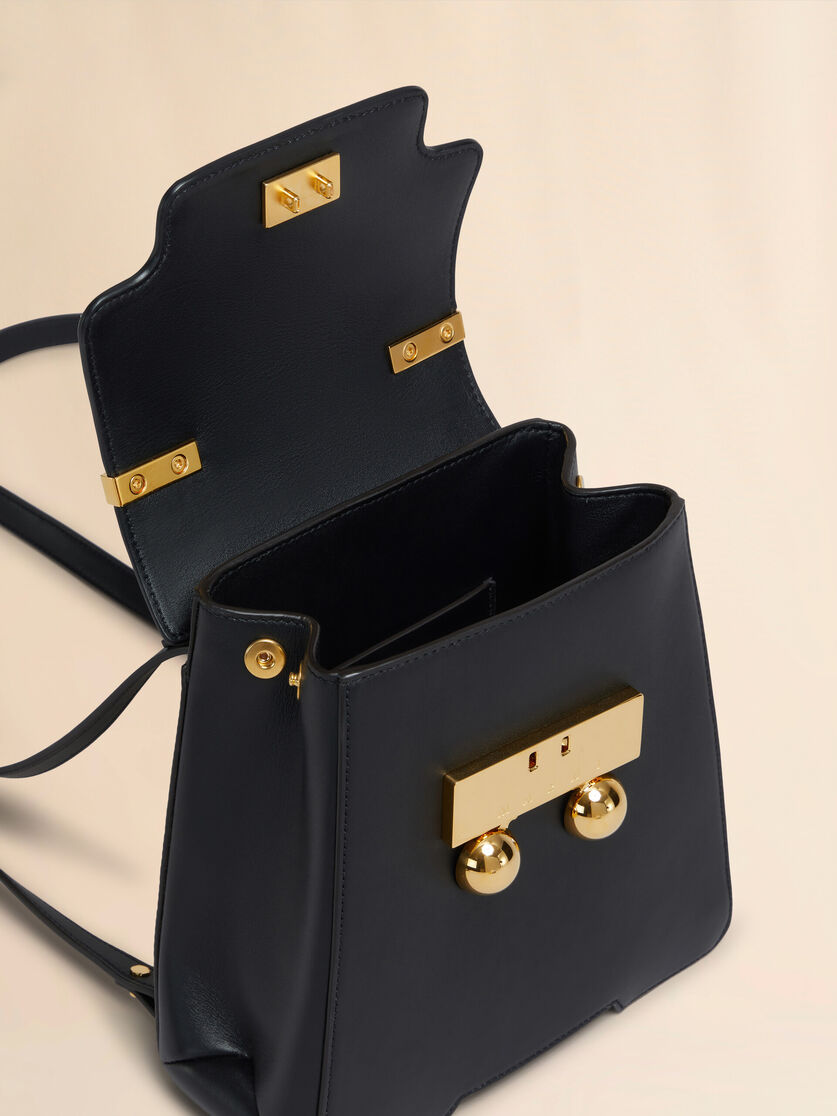 Blue leather Trunkaroo backpack - Backpacks - Image 3