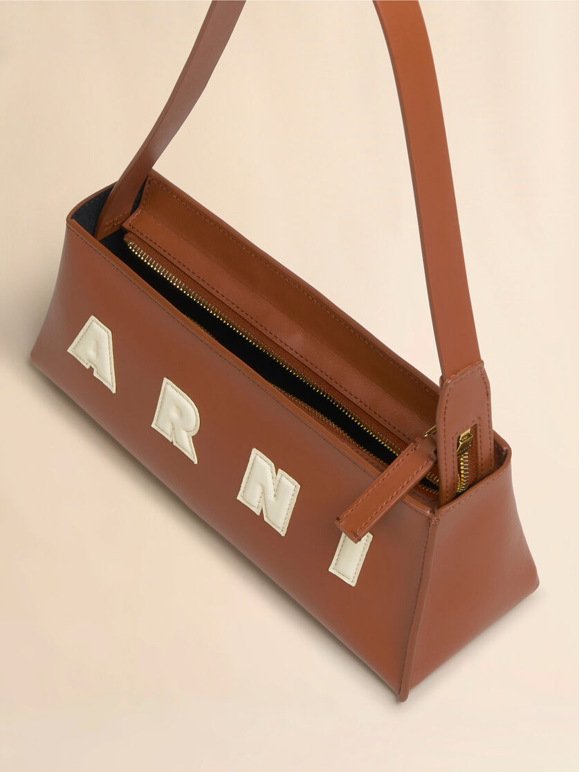 Cream leather Museo baguette bag - Shoulder Bags - Image 4