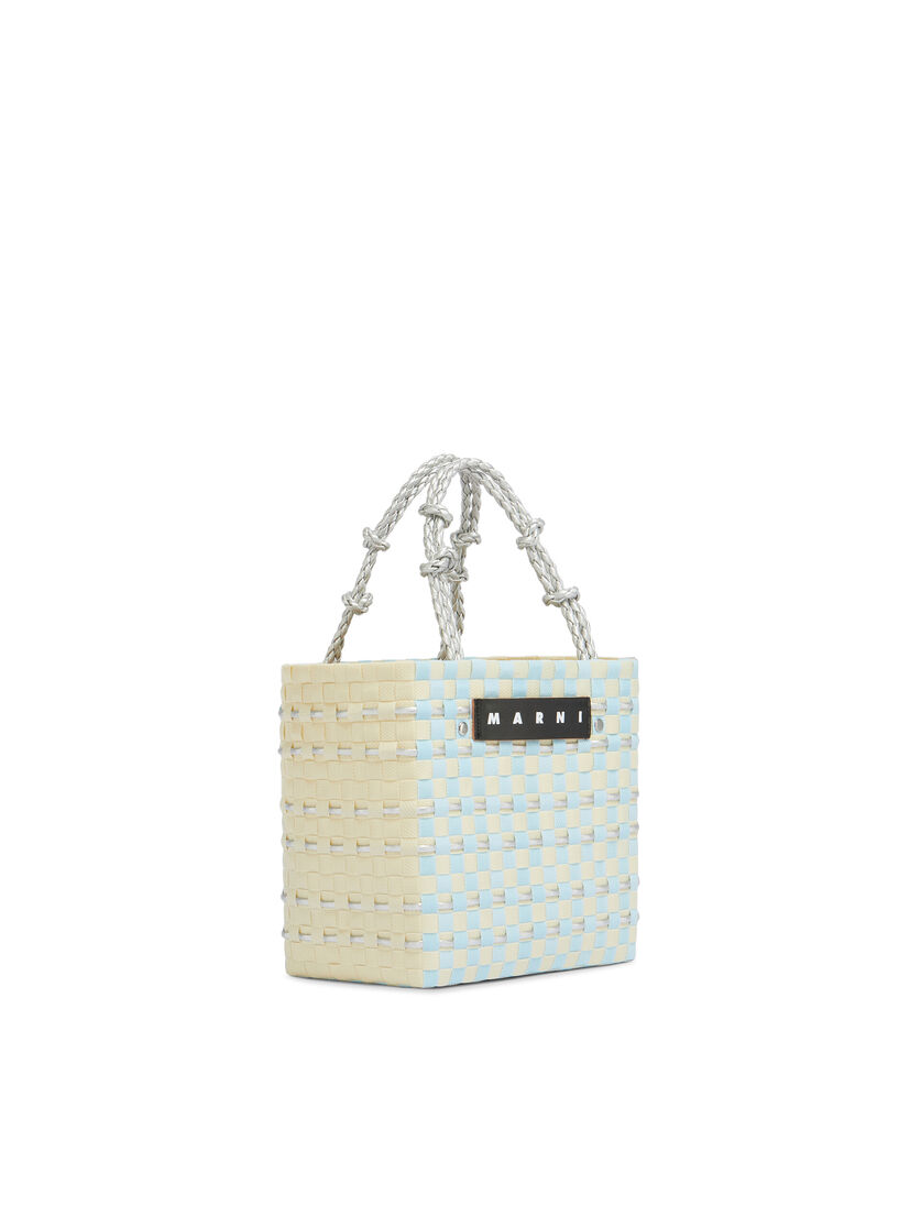 ライトブルー MARNI MARKET ブレードハンドル バスケットバッグ - ショッピングバッグ - Image 2