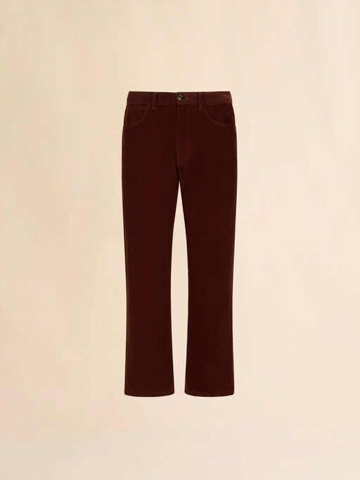 Pantalón de pana marrón - Pantalones