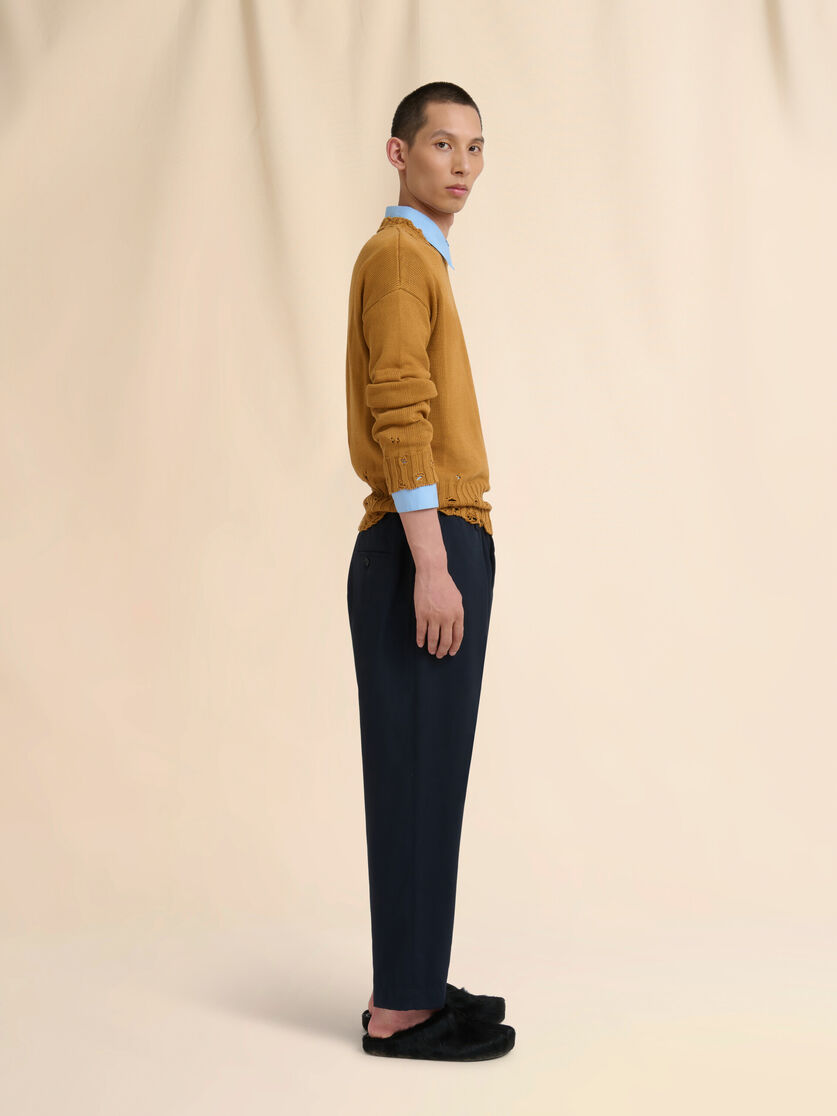Black twisted crewneck sweater - Pullovers - Image 5