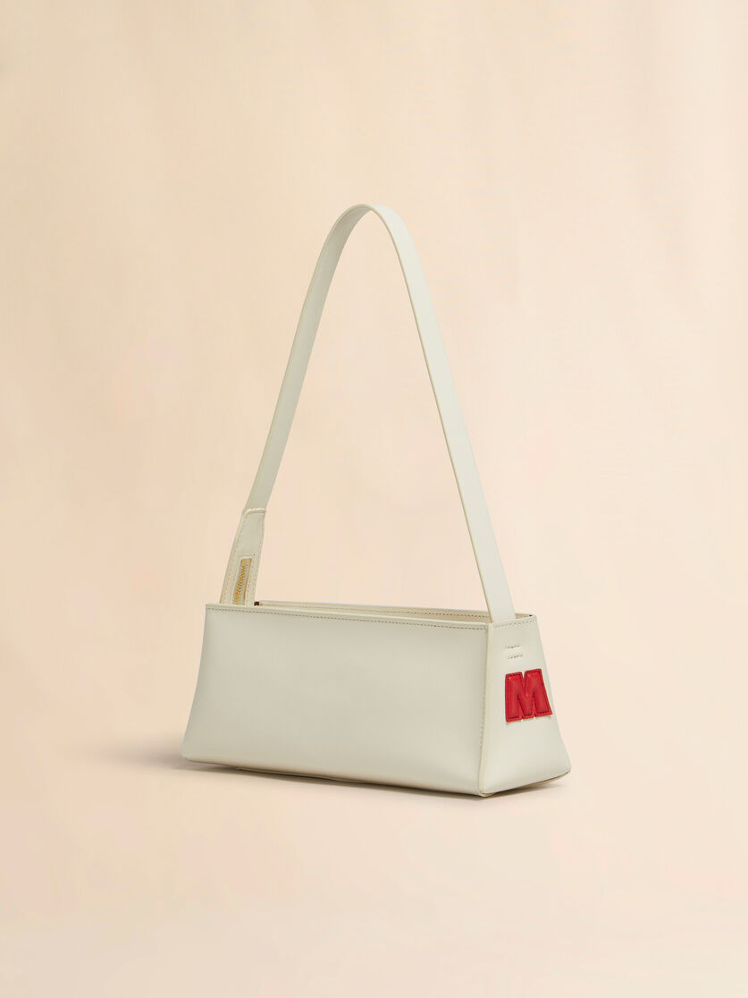 Cream leather Museo baguette bag - Shoulder Bags - Image 3