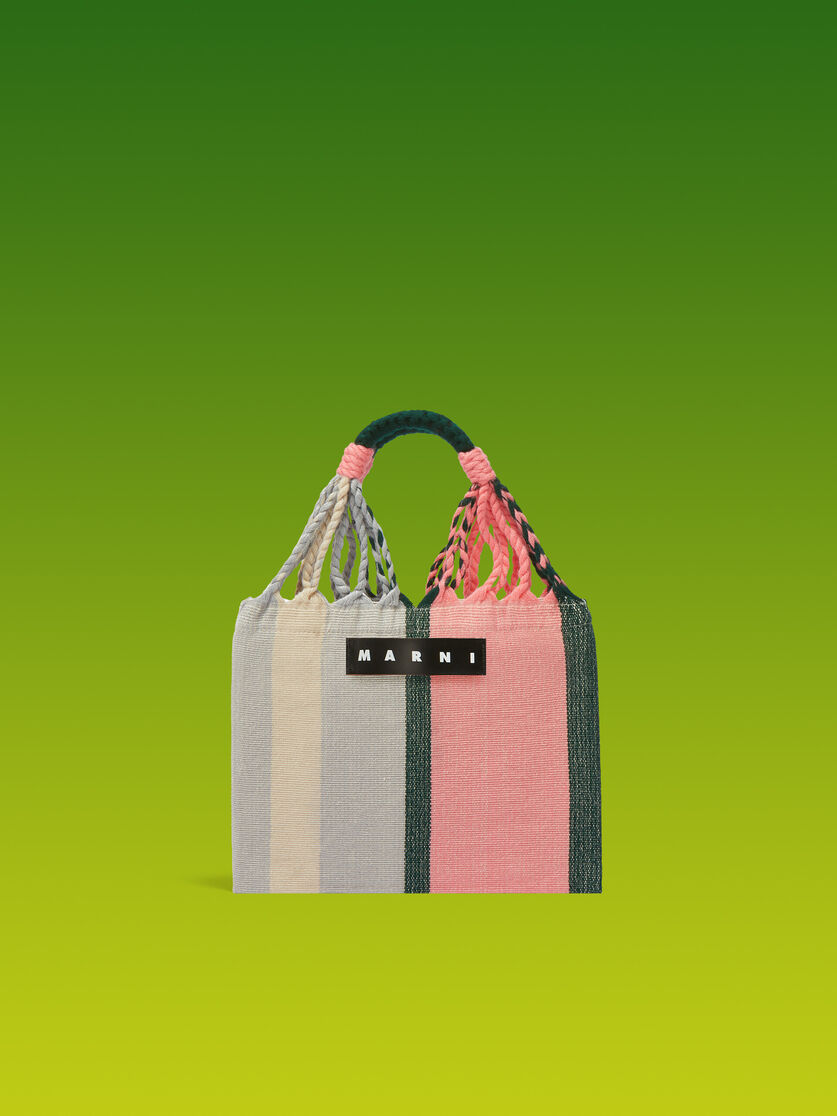 ライトブルー マルチカラー MARNI MARKET HAMMOCK クロシェ バッグ - ショッピングバッグ - Image 1