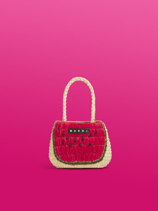 ウォーターメロン MARNI MARKET FRUIT BAG - ショッピングバッグ