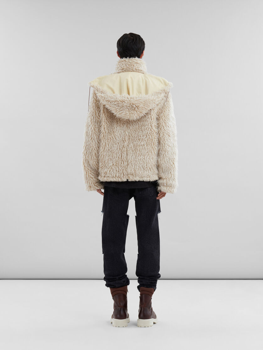 オーツ シャギージャケット、取り外し可能なフード | Marni