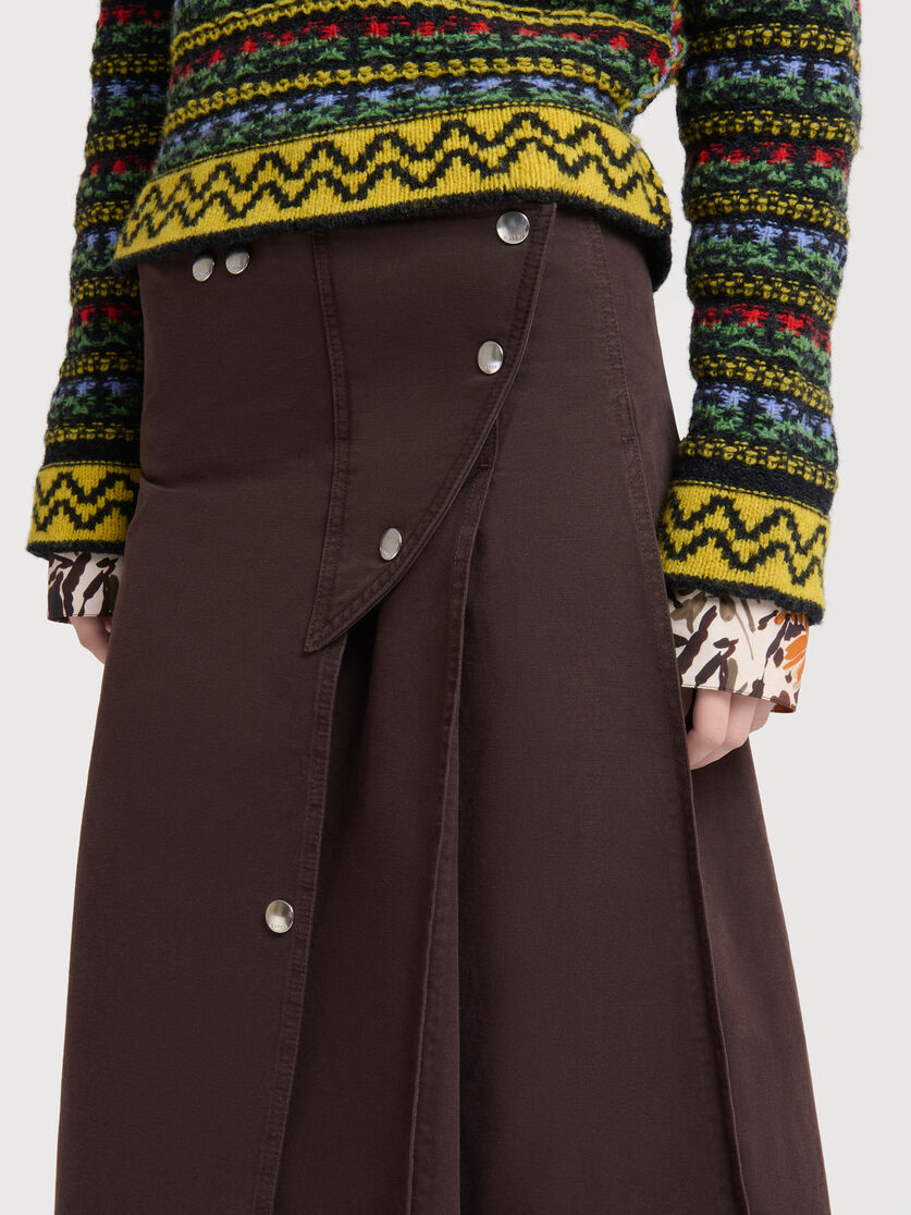 Deep purple skirt with utility pocket, Image 5