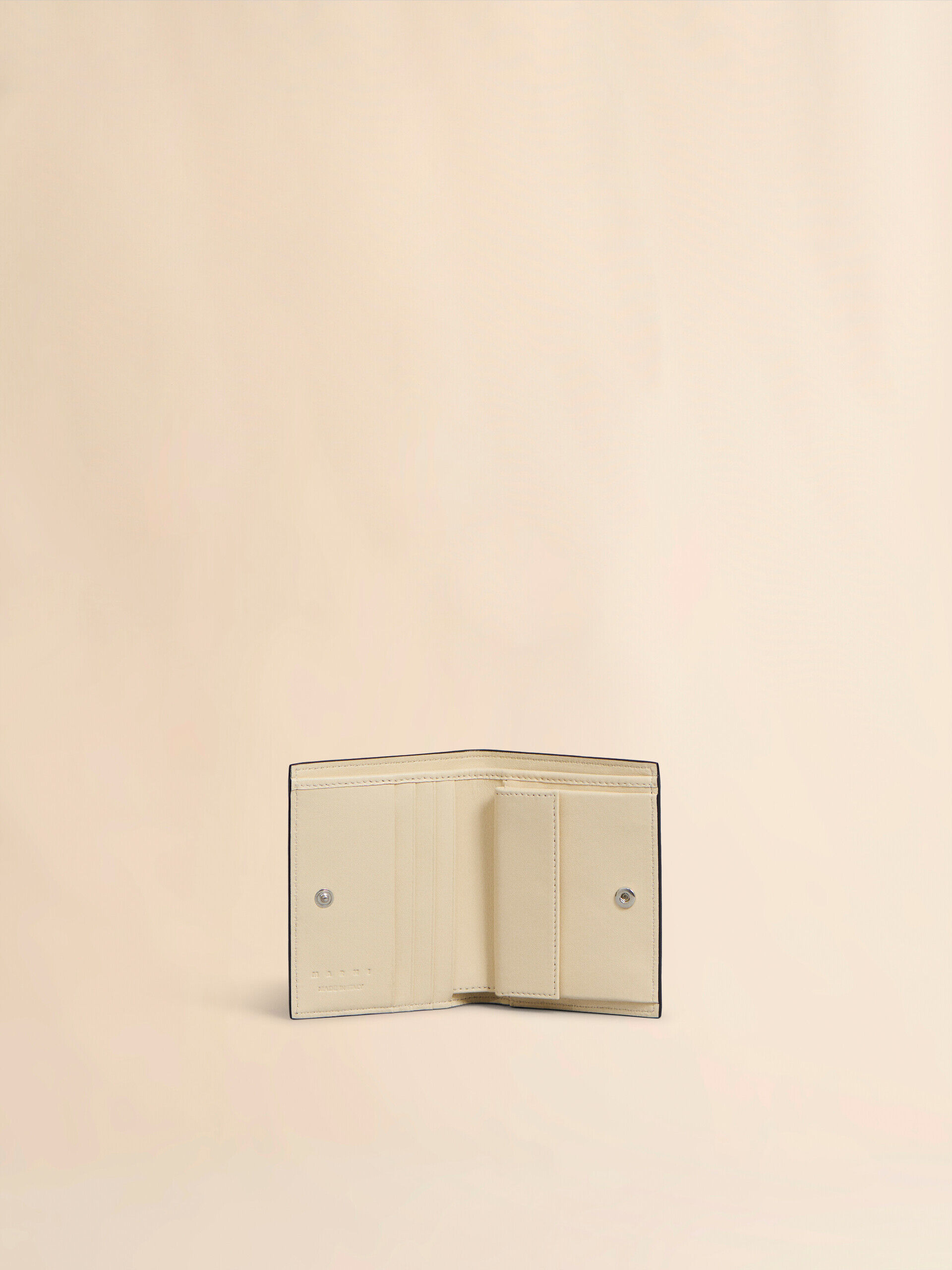 MARNI ブルー レザー製キーリング、マルニシンボル刺繍入り ブルー レザー製キーリング、マルニシンボル刺繍入り | Marni