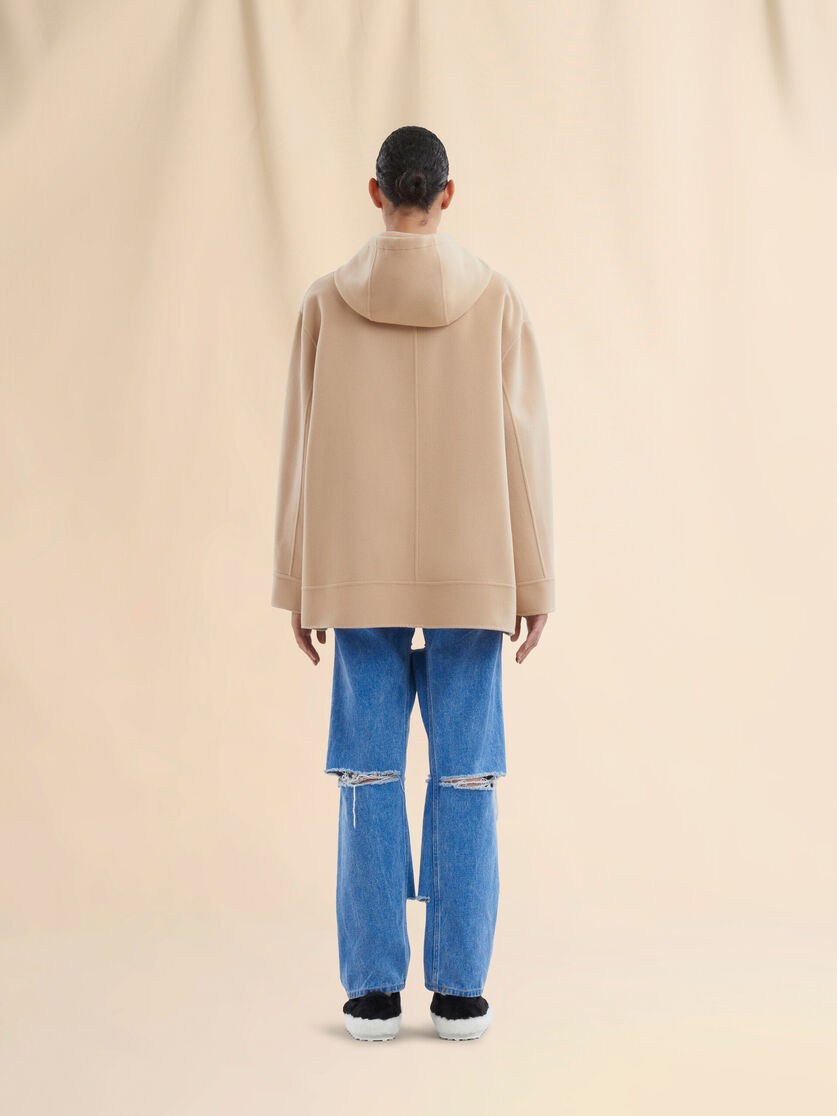 Schwarzer Parka aus Wolle und Kaschmir mit Marni Mending - Jacken - Image 3