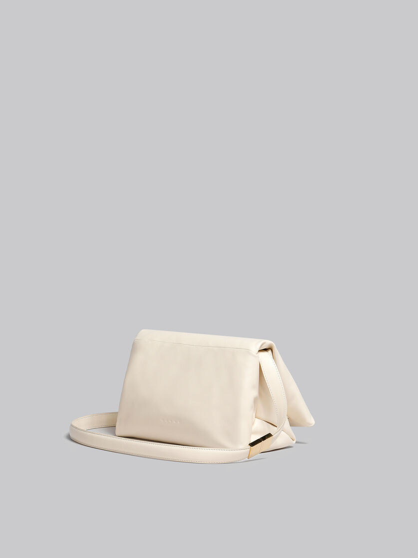 Black leather Prisma shoulder bag - Shoulder Bags - Image 3