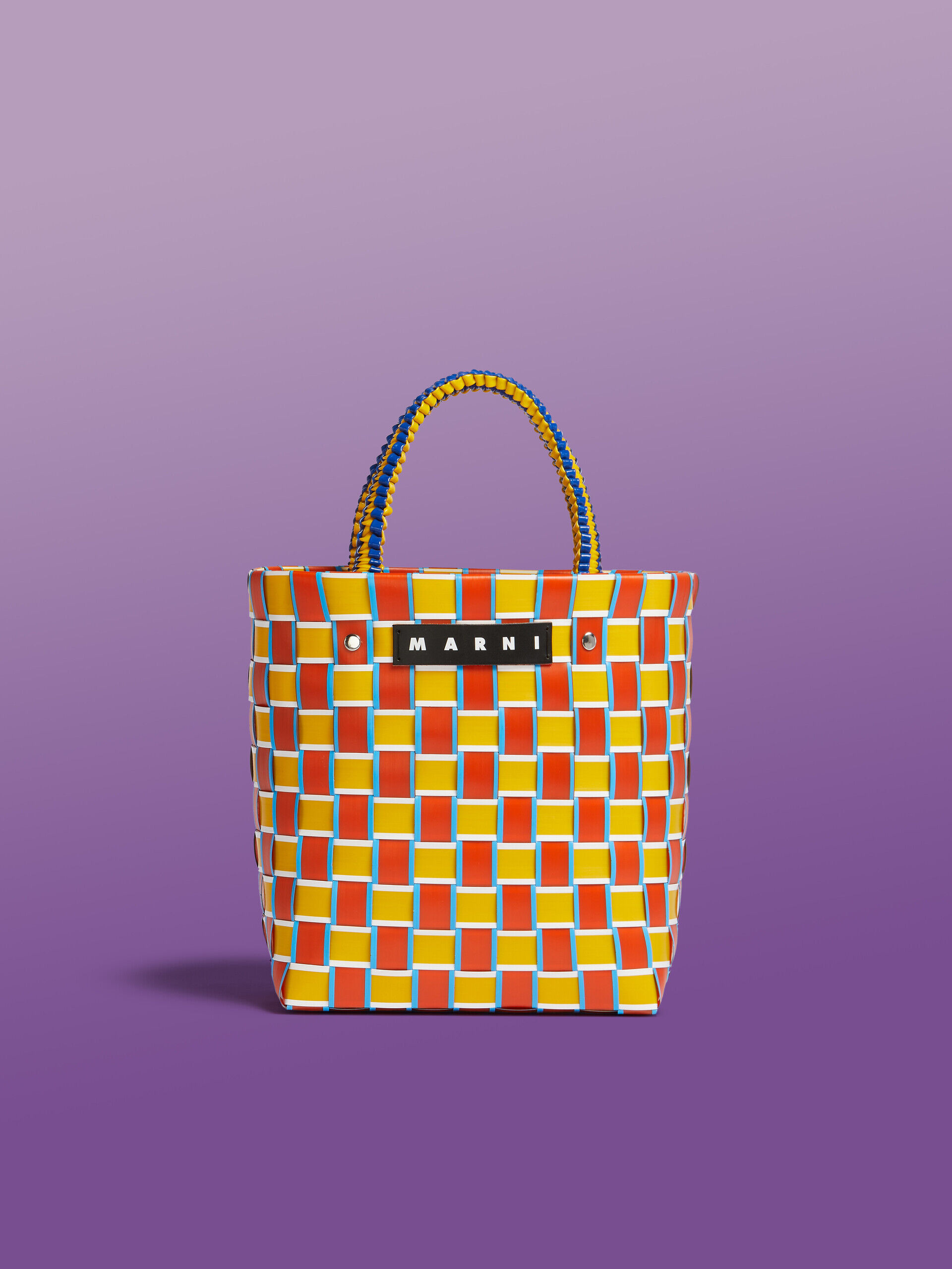 イエロー&レッド MARNI MARKET TAPE BASKET BAG | Marni