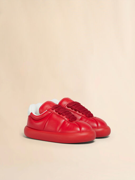 Red leather BigFoot 2.0 sneaker - Sneakers