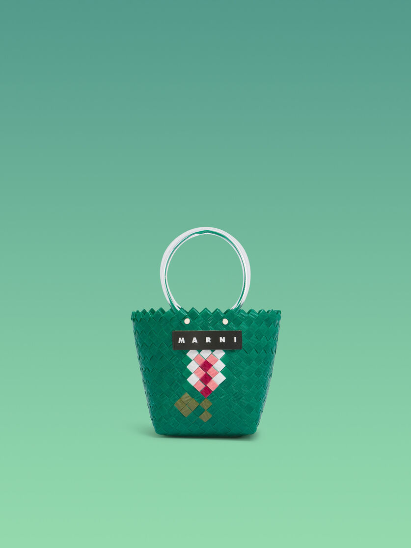 イリスブルー MARNI MARKET TAHA FLOWERS BAG - ショッピングバッグ - Image 1