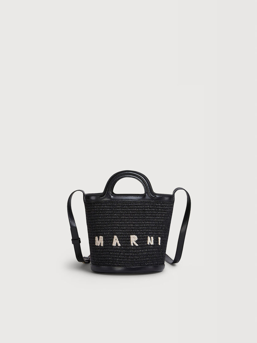 ブラック  TROPICALIA BASKET BAG SMALL, Image 1