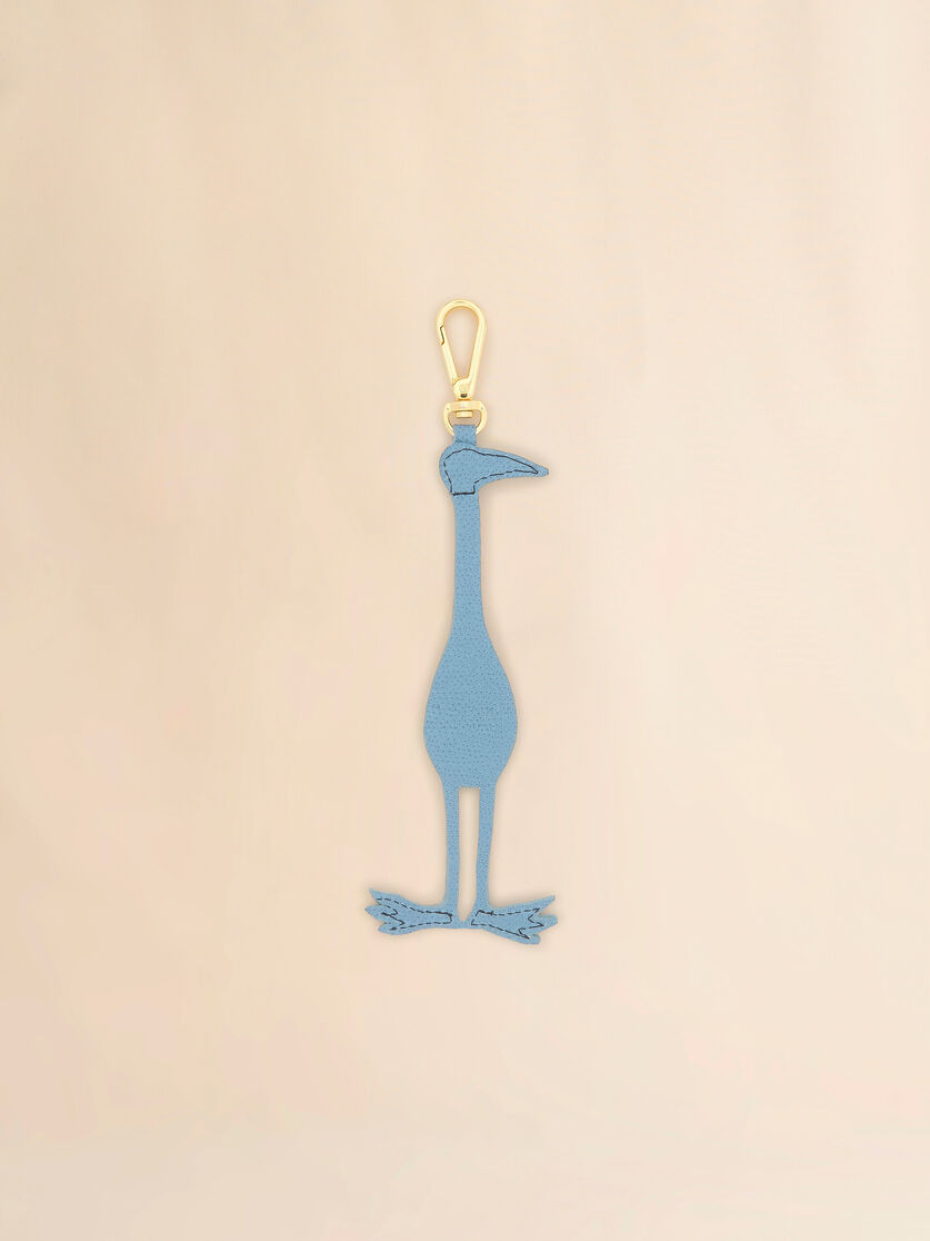 Blue leather animal alphabet charm, Image 2