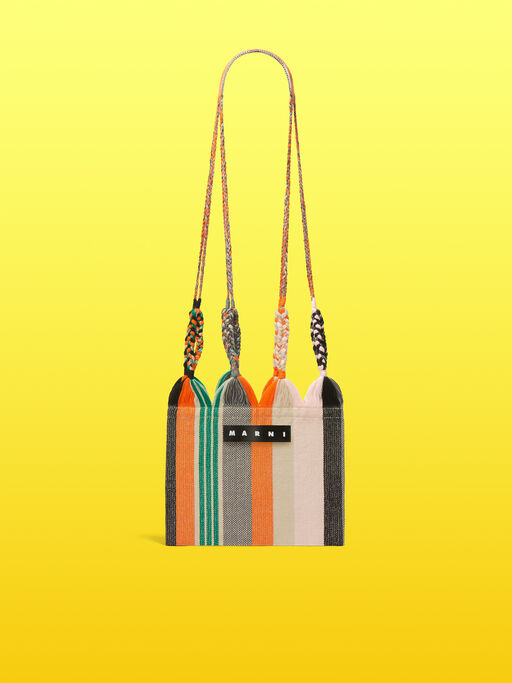 アラベスク MARNI MARKET CROSS HAMMOCK BAG - ショッピングバッグ