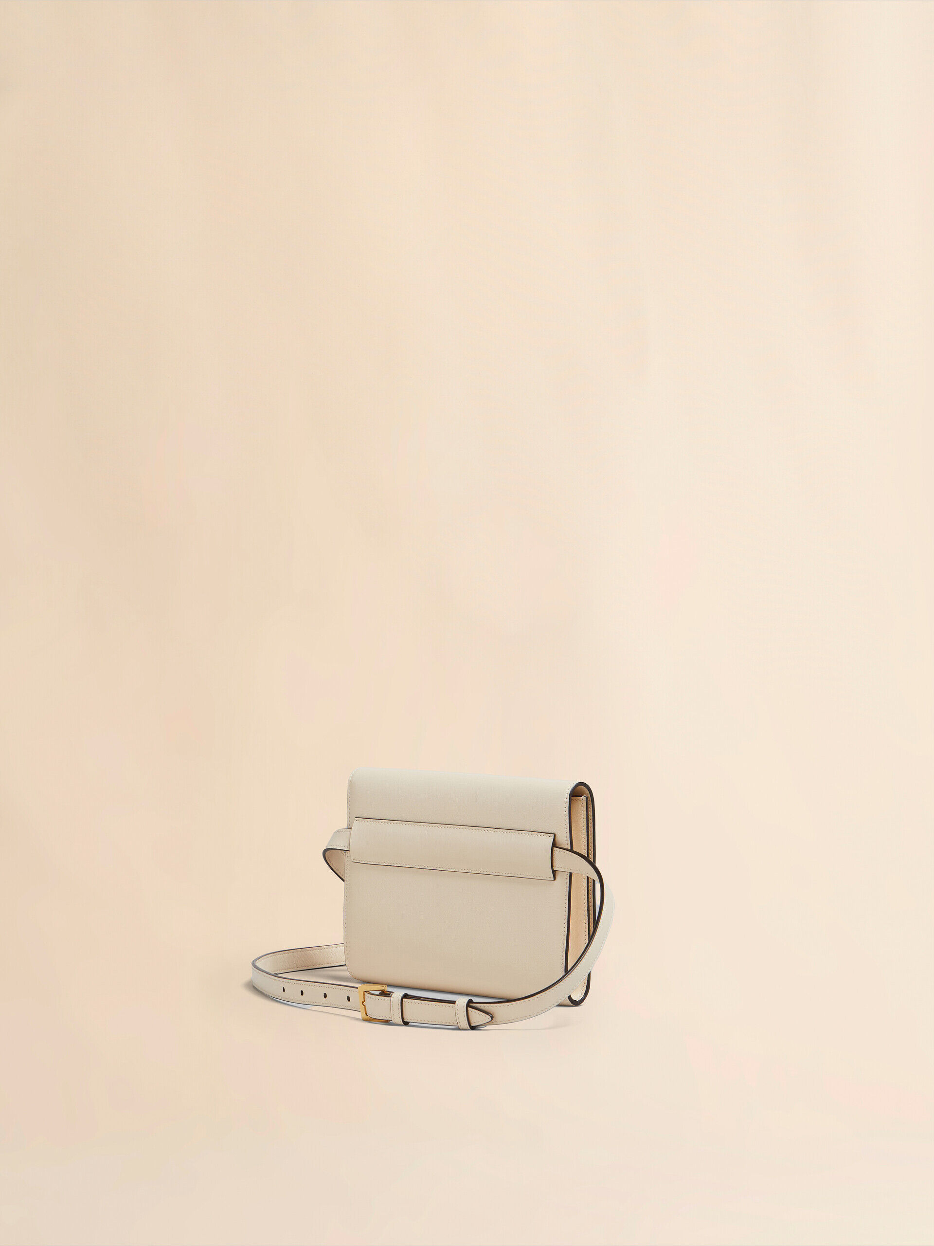 クリーム レザー製 Trunkarooバムバッグ | Marni