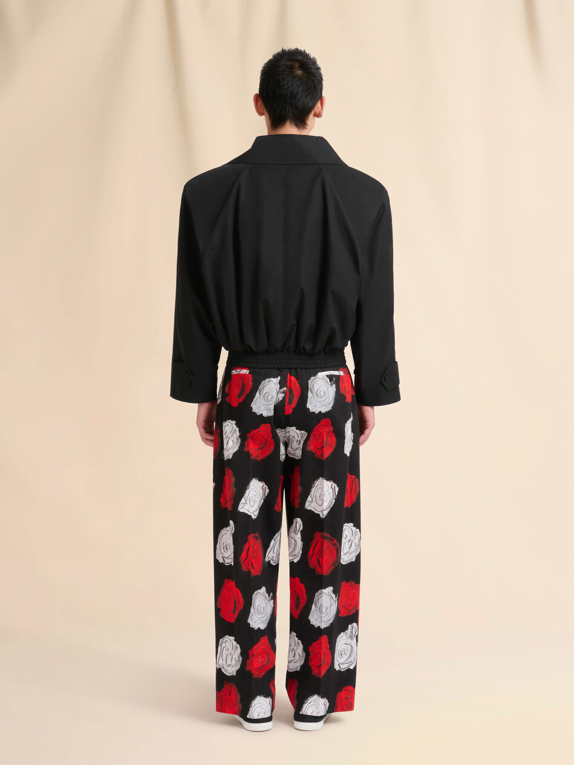 ジャケット Marni Black Felt Blazer Marni logo-appliqué single-breasted Blazer | Black | FARFETCH