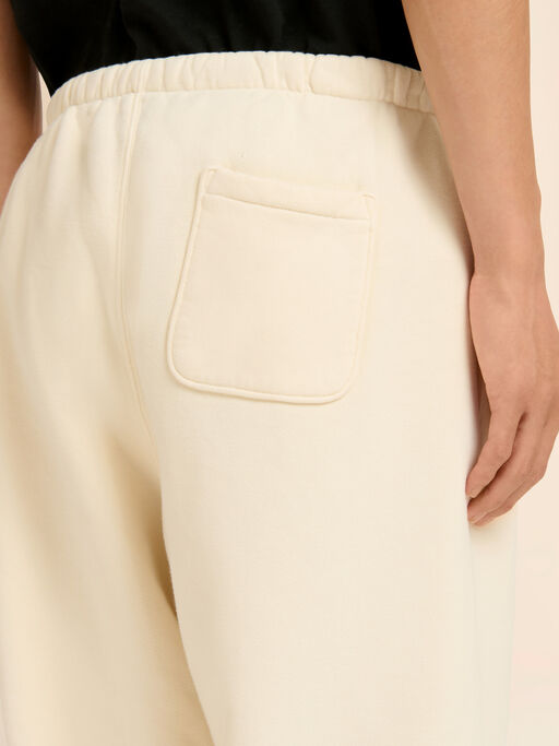 Marni + Madhappy cream cotton sweatpants with arch logo print - Pants