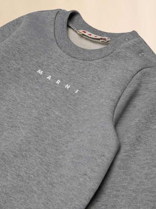 Gray fleece tracksuit set - Pants