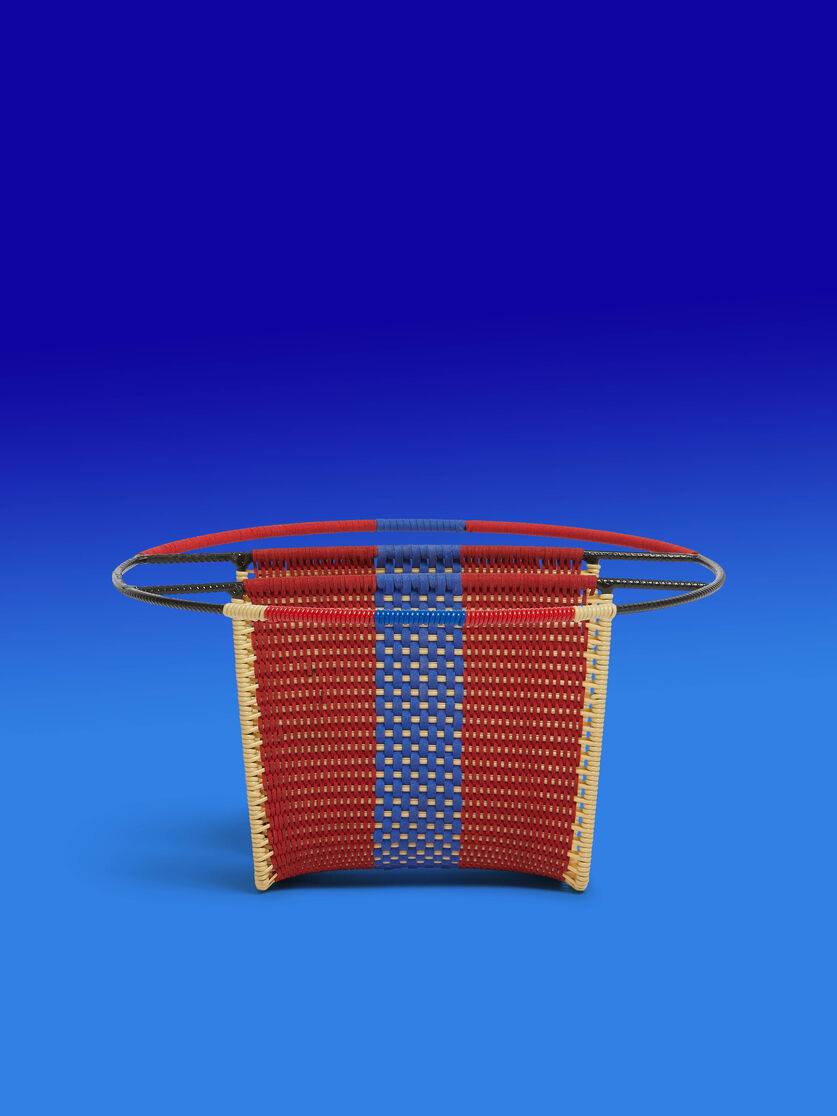 Porte-revues Marni Market rouge et bleu avec cercle - Mobilier - Image 1