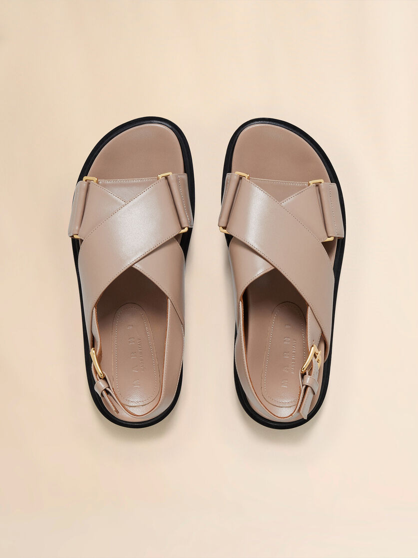 Brown leather Fussbett - Sandals - Image 4
