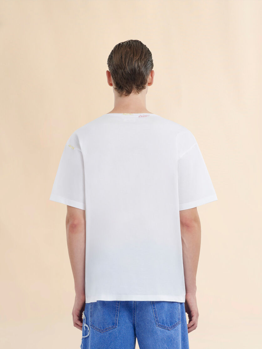 White organic cotton T-shirt - Shirts - Image 3