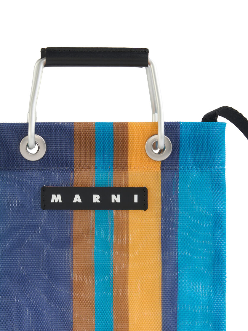 グリーンブルー(ターコイズ) MARNI MARKET STRIPE MINI SHOULDER BAG - ハンドバッグ - Image 4