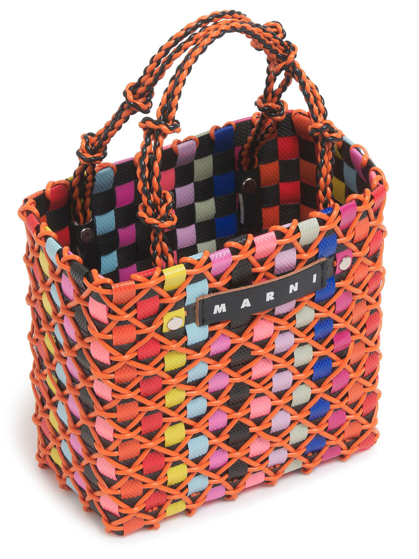 レイン MARNI MARKET CAKE BASKET MINI - ショッピングバッグ - Image 4