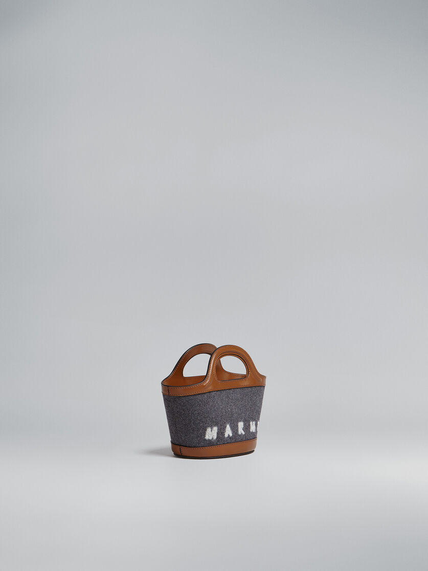 Mini-sac TROPICALIA en feutre et cuir - Sacs à main - Image 6