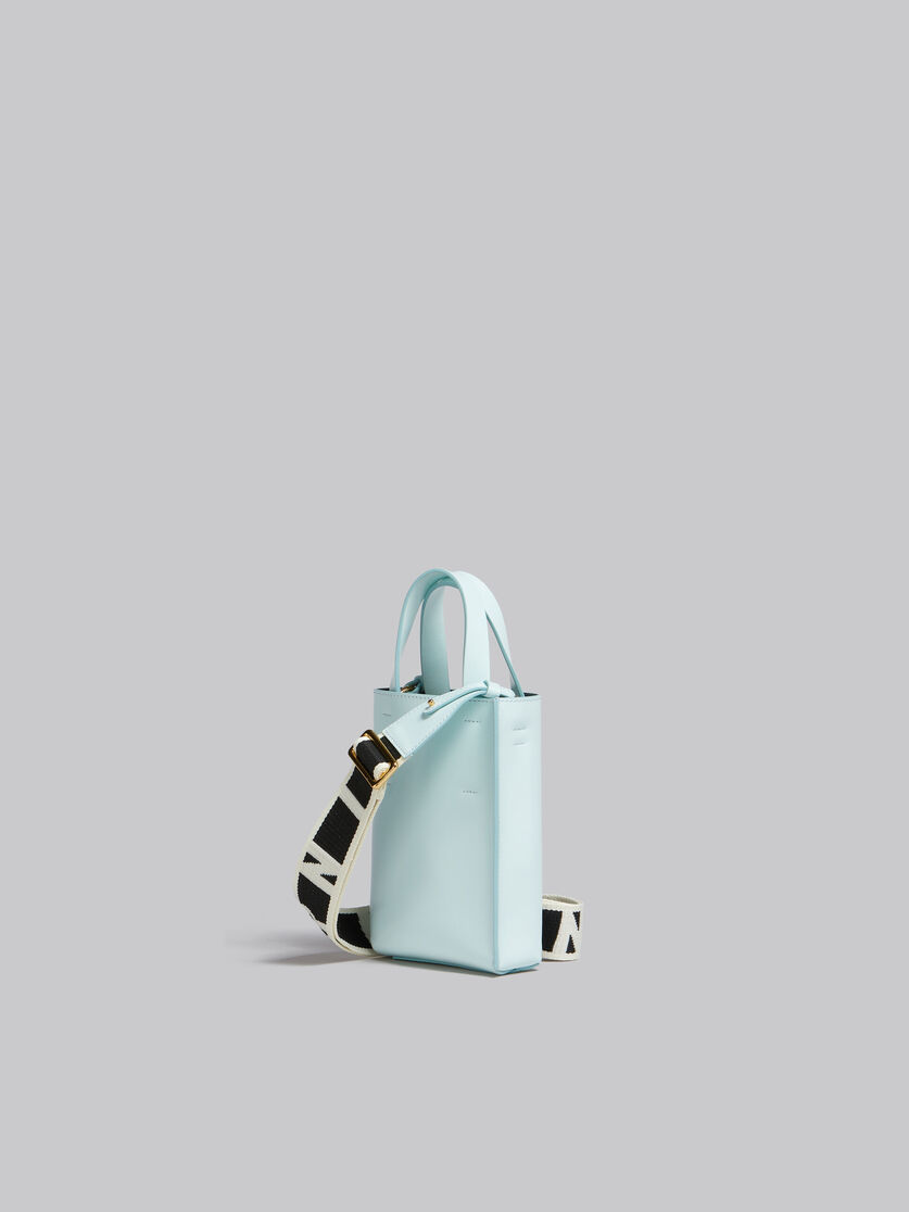 MUSEO nano bag in black leather - Shopping Bags - Image 3
