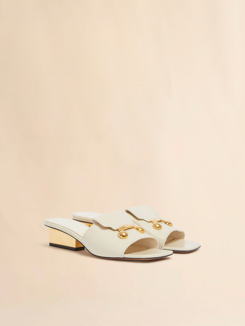 Black leather Trunkaroo sandal - Sandals - Image 2