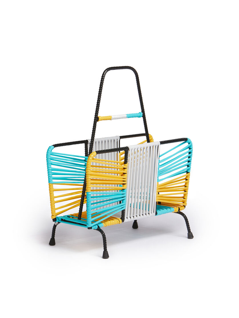 Colour-block MARNI MARKET woven cable magazine rack - Furniture - Image 2