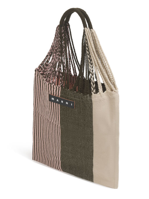 ウッド MARNI MARKET HAMMOCK BAG - ハンドバッグ