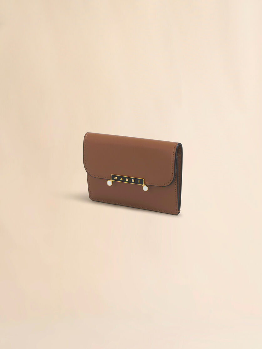 브라운 가죽 Envelope 카드 홀더 - 지갑 - Image 4