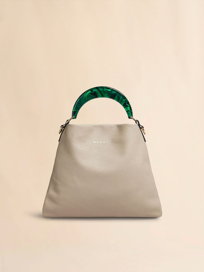 Venice Small Bag in black leather - Shoulder Bags - Image 1