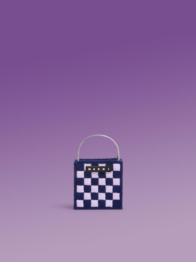 ブルー ブラウン MARNI MARKET チェッカーボード Otherバッグ - ショッピングバッグ - Image 1