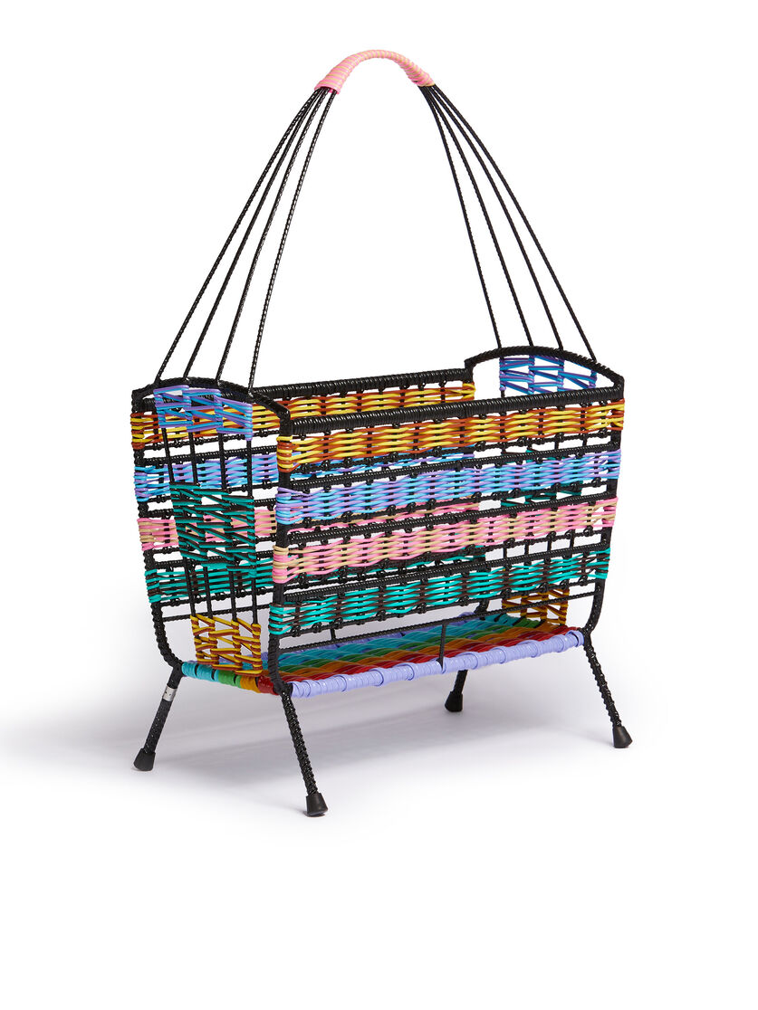 Multicoloured MARNI MARKET woven cable magazine rack - Furniture - Image 2