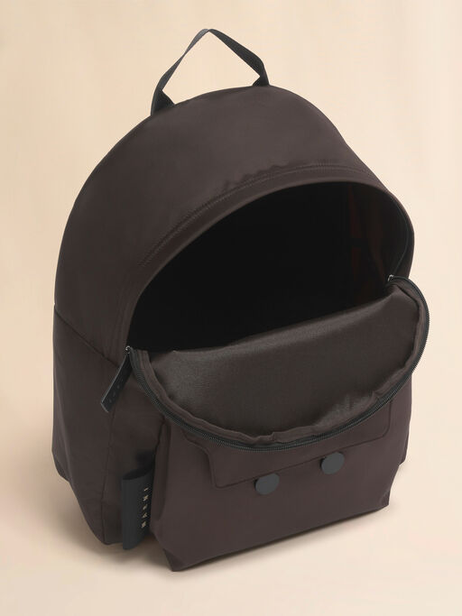 Rucksack Cityscape aus braunem Stoff - Rucksäcke
