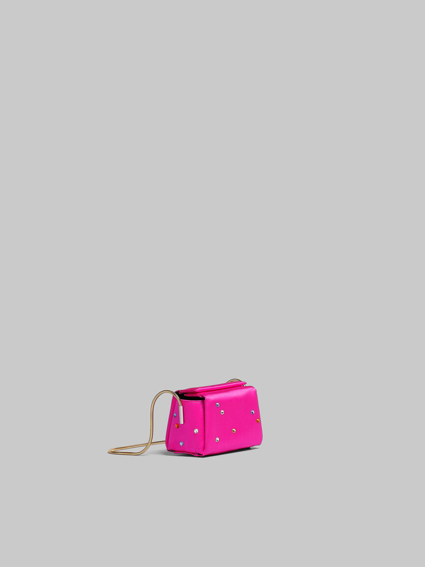 Toggle Mini Bag in fuchsia satin - Shoulder Bags - Image 6