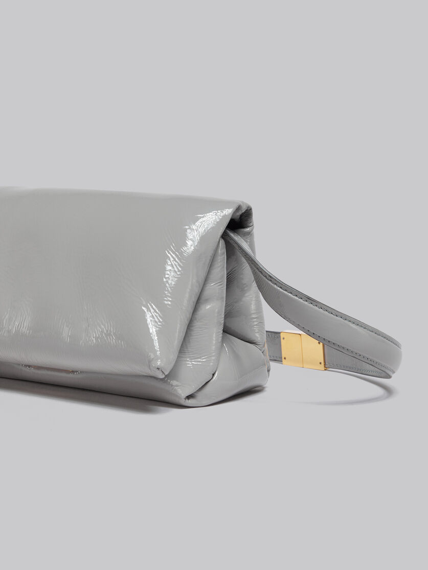 Small grey patent Prisma bag - Shoulder Bag - Image 5