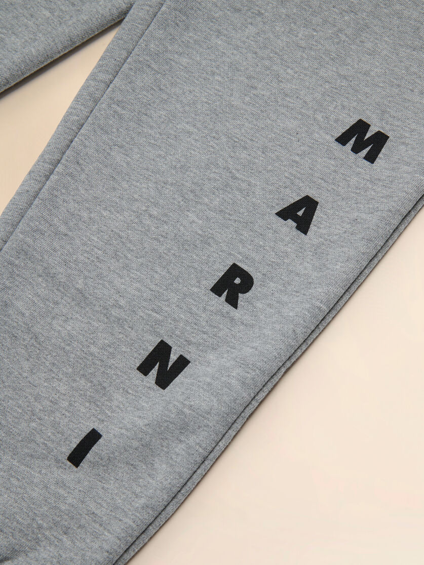 Marni 프린트 디테일의 블랙 코튼 조거 팬츠 - 팬츠 - Image 4