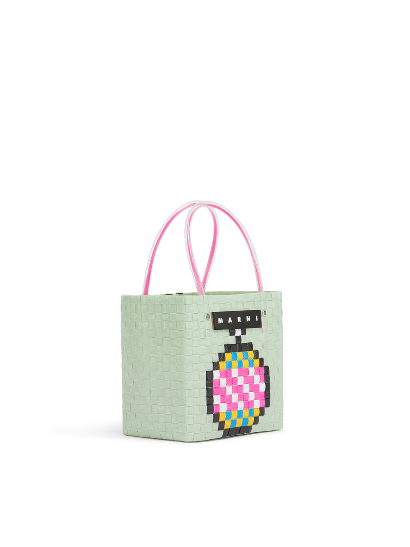 ペールグリーン MARNI MARKET デコレーション バスケットバッグ - ショッピングバッグ - Image 2
